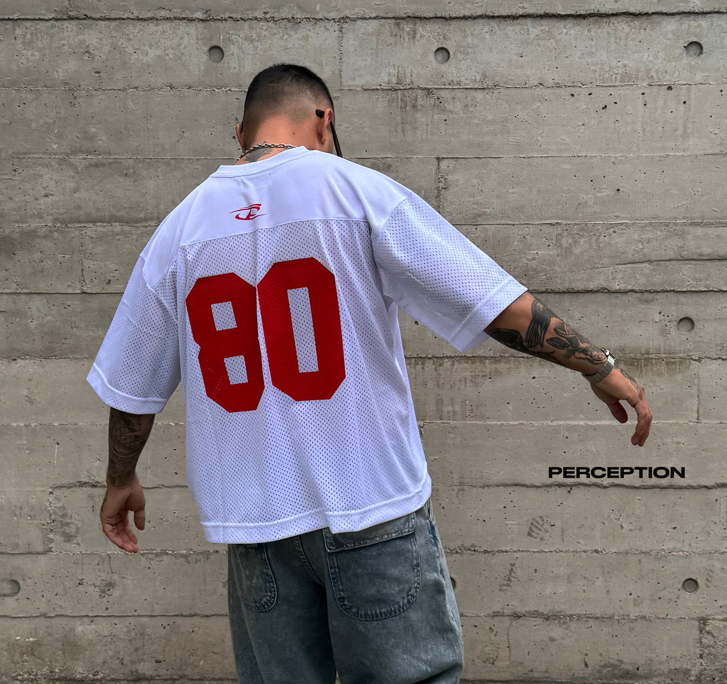 Polo Jersey Boxy - White