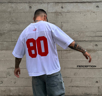 Polo Jersey Boxy - White