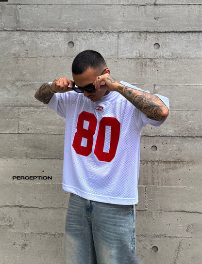 Polo Jersey Boxy - White